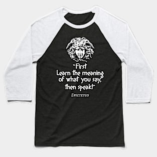 Stoic Quote by Epictetus Baseball T-Shirt